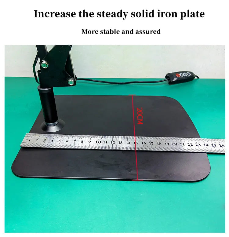 72 LED 10X Illuminated Magnifier Table Lamp