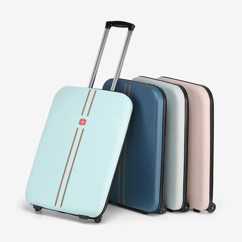New Folding Trolley Bag Lightweight Luggage Case