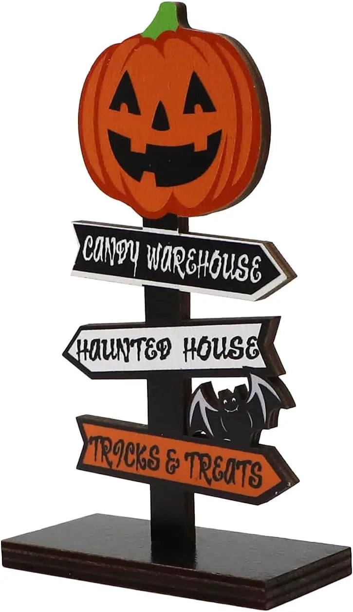 Halloween wooden ornaments