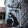 (🎃HALLOWEEN PRE SALE - 49% OFF) Halloween Witch Cauldron Silhouette Wall Decor👀Scary & Funny Atmosphere