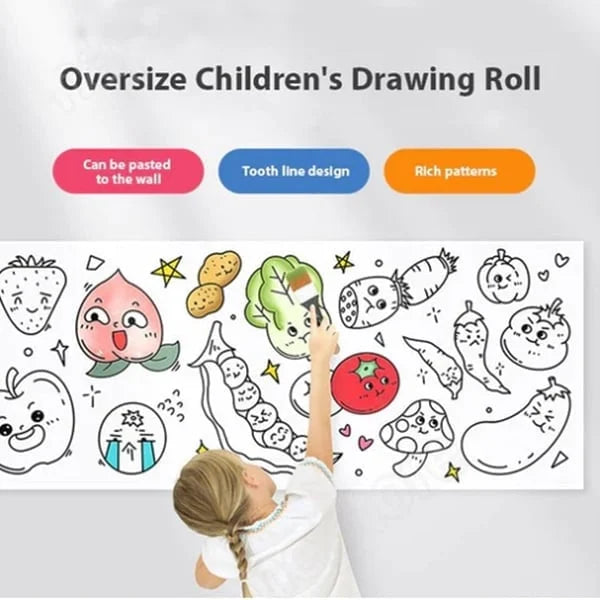 🔥 Children's Drawing Roll