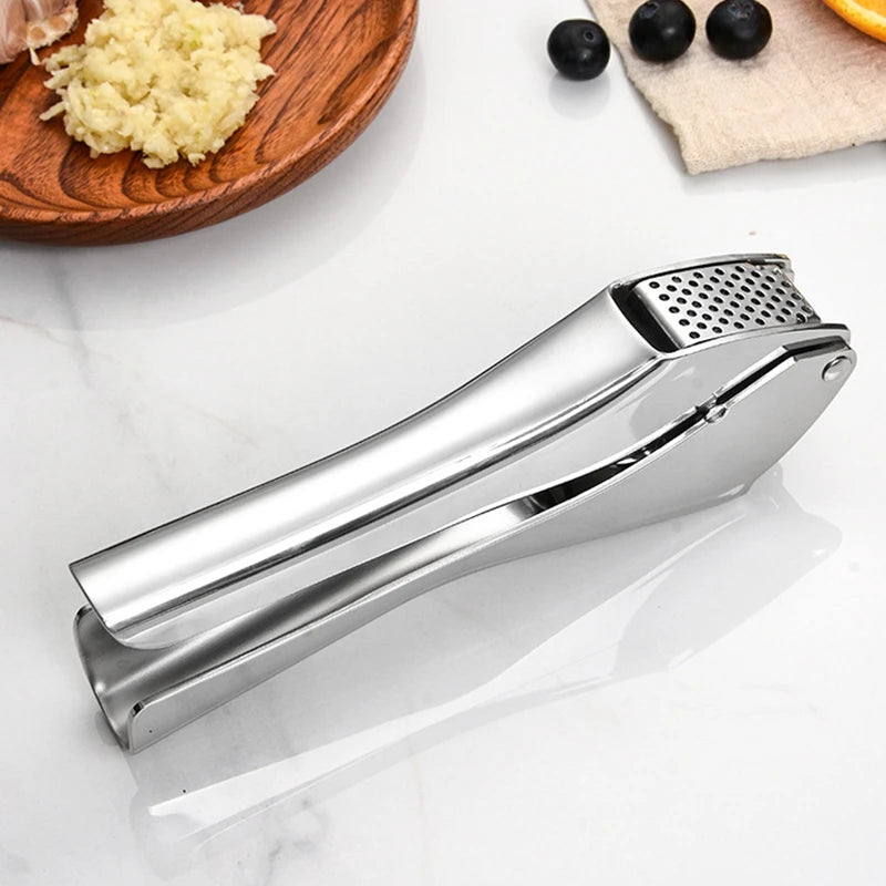 Stainless Steel Garlic Press Ginger Crusher
