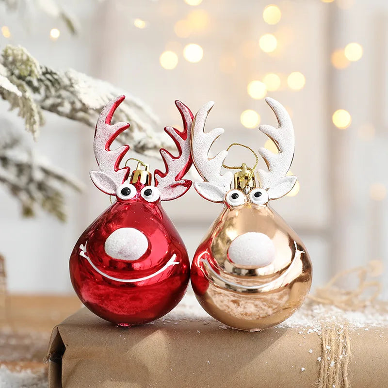 Elk Christmas Tree Ball Ornaments