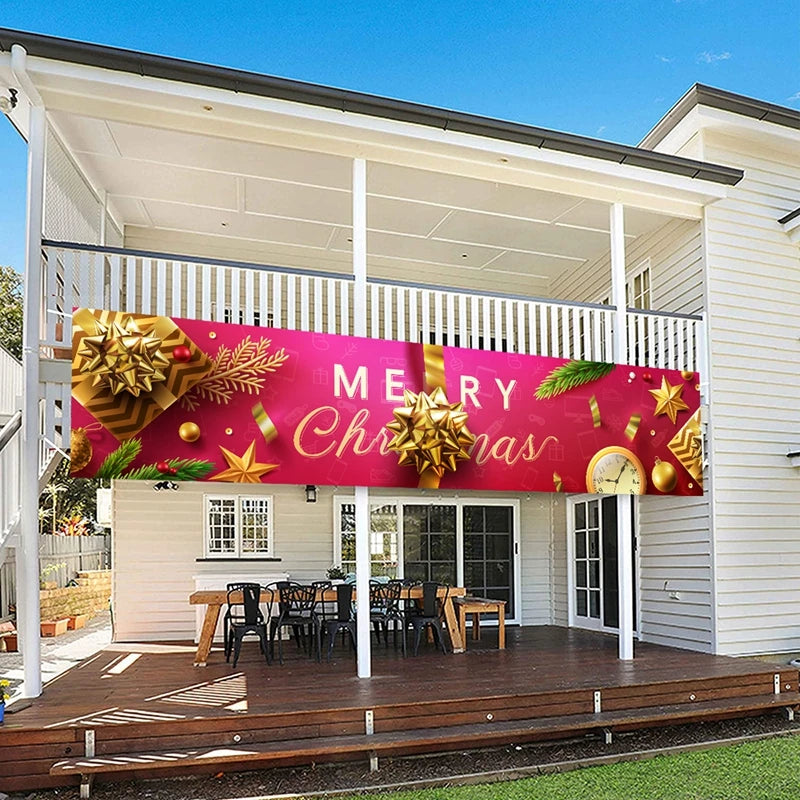 Christmas Outdoor Banner Flag