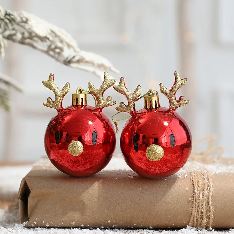 Elk Christmas Tree Ball Ornaments