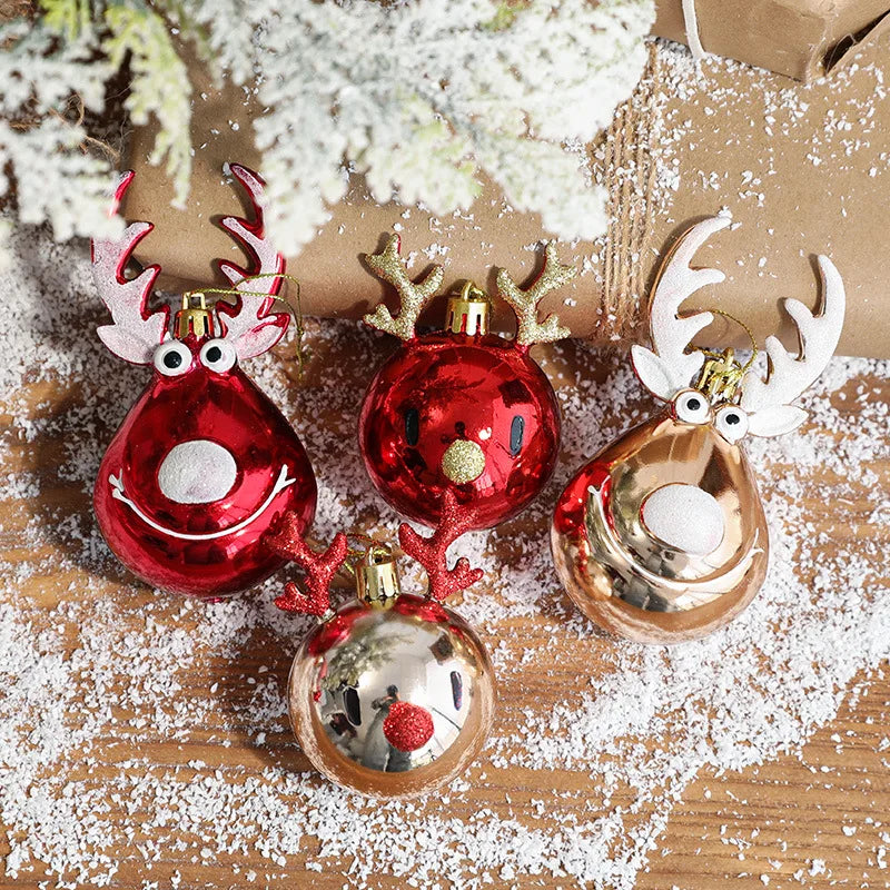 Elk Christmas Tree Ball Ornaments