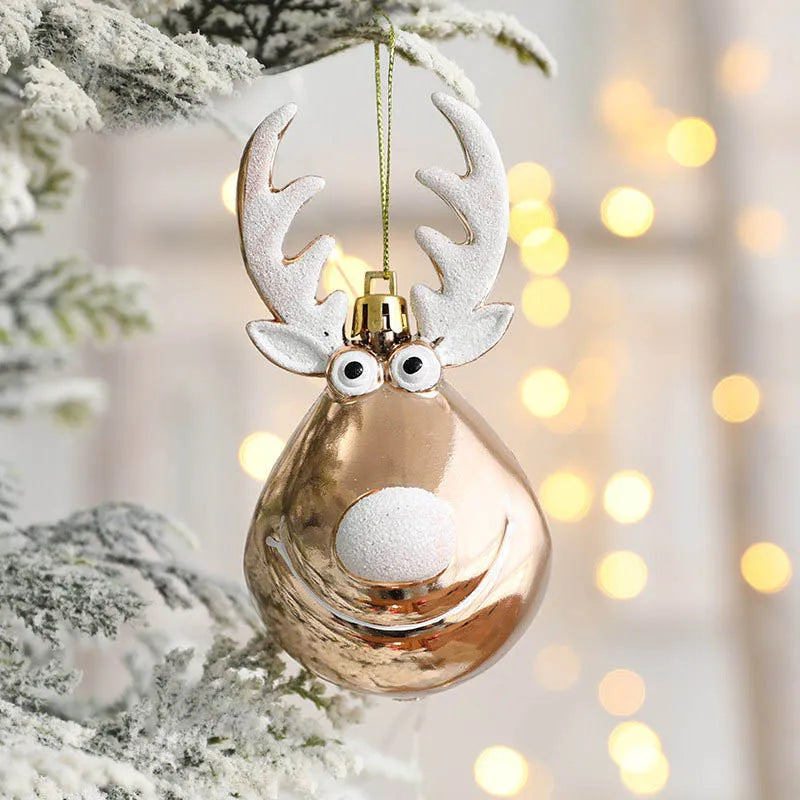 Elk Christmas Tree Ball Ornaments