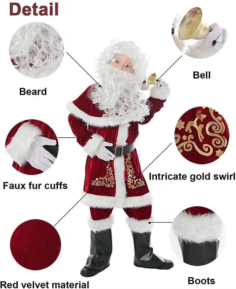 Deluxe Santa Claus Suit