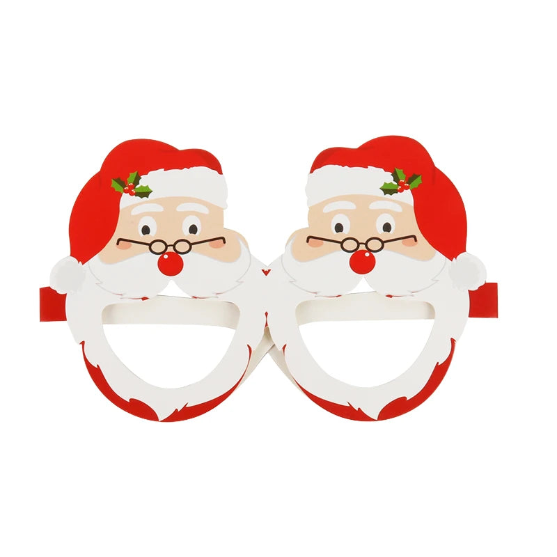 Santa & Reindeer Christmas Glasses