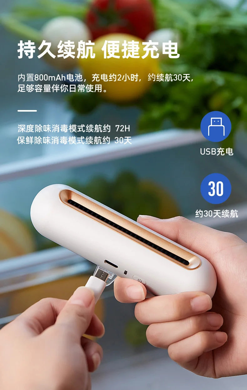 Refrigerator Deodorizing & Sterilizing Ozone Purifier
