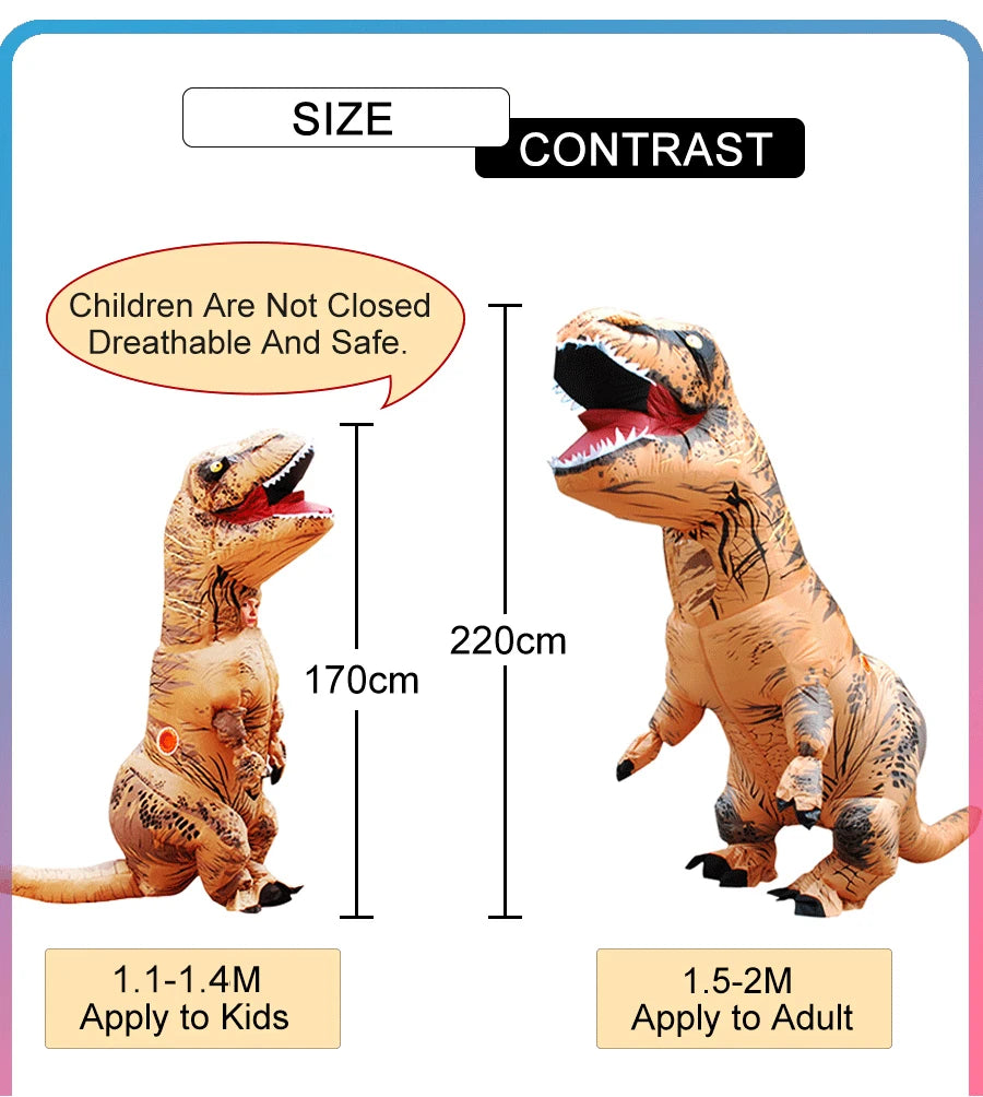 T-Rex Inflatable Dinosaur Costume