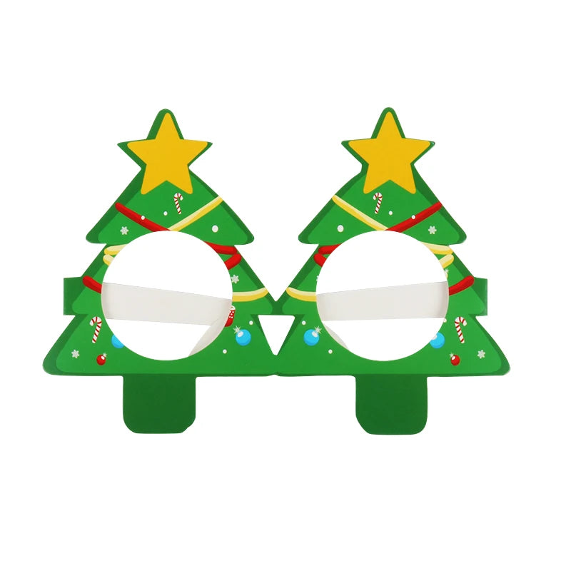 Santa & Reindeer Christmas Glasses