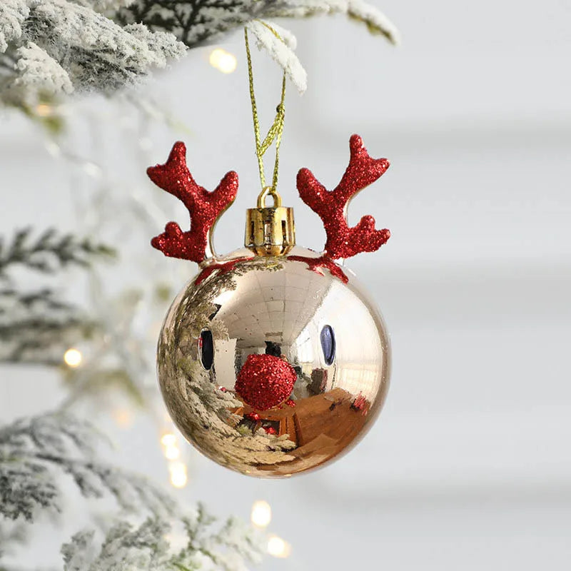 Elk Christmas Tree Ball Ornaments