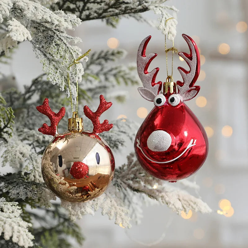 Elk Christmas Tree Ball Ornaments