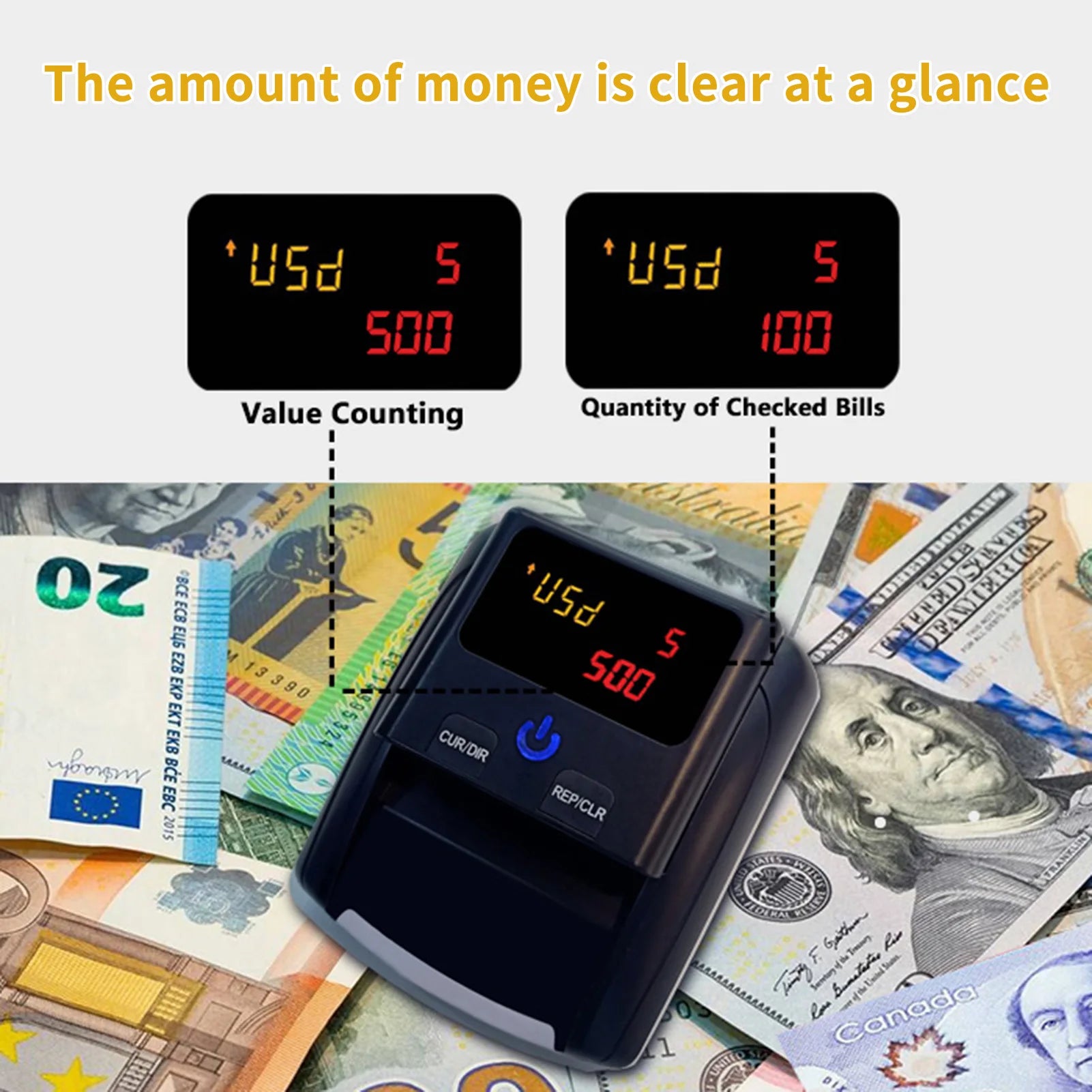 Portable Mini Money Counter