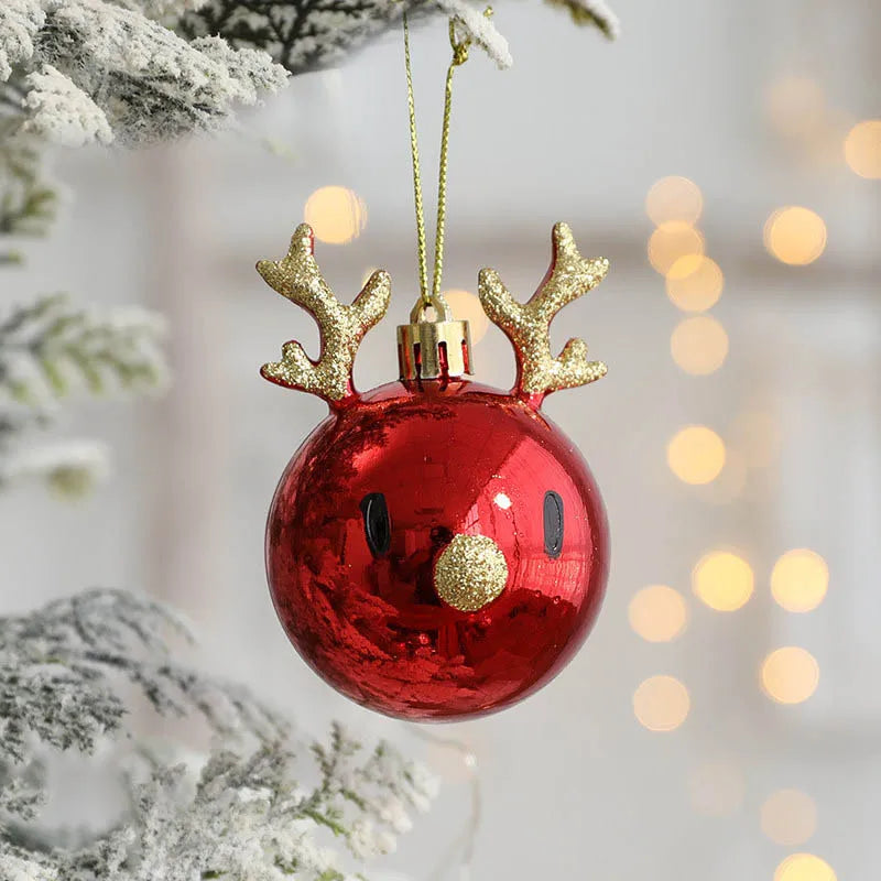 Elk Christmas Tree Ball Ornaments