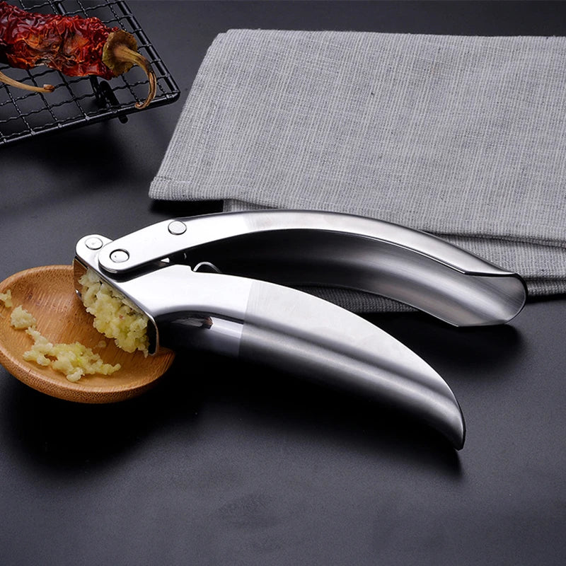 Stainless Steel Garlic Press Ginger Crusher