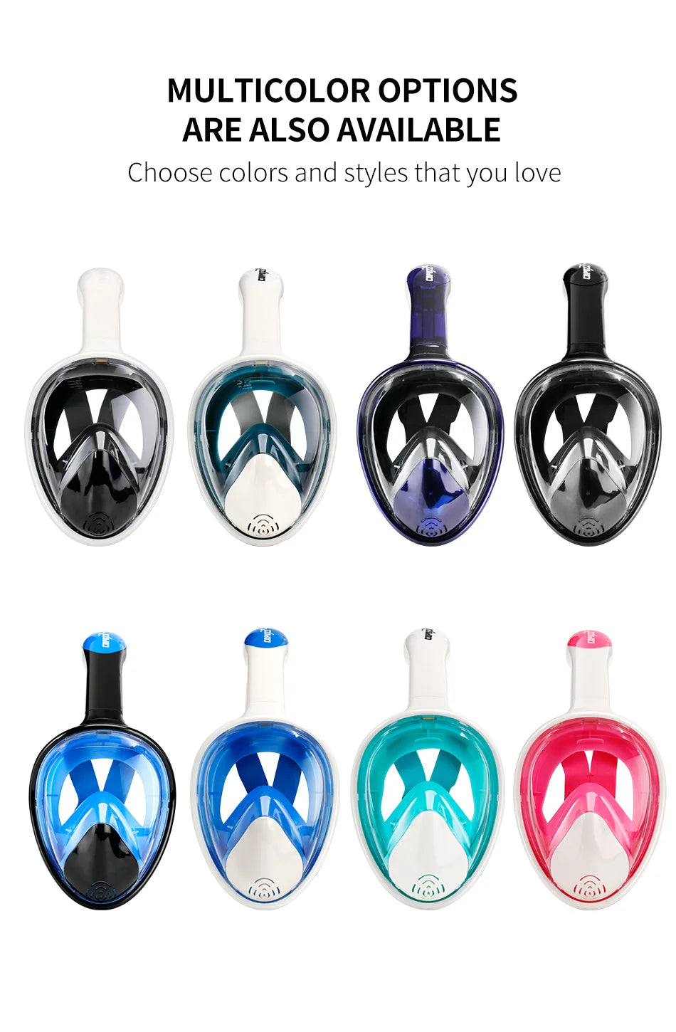 Professional Full Face Snorkeling Mask