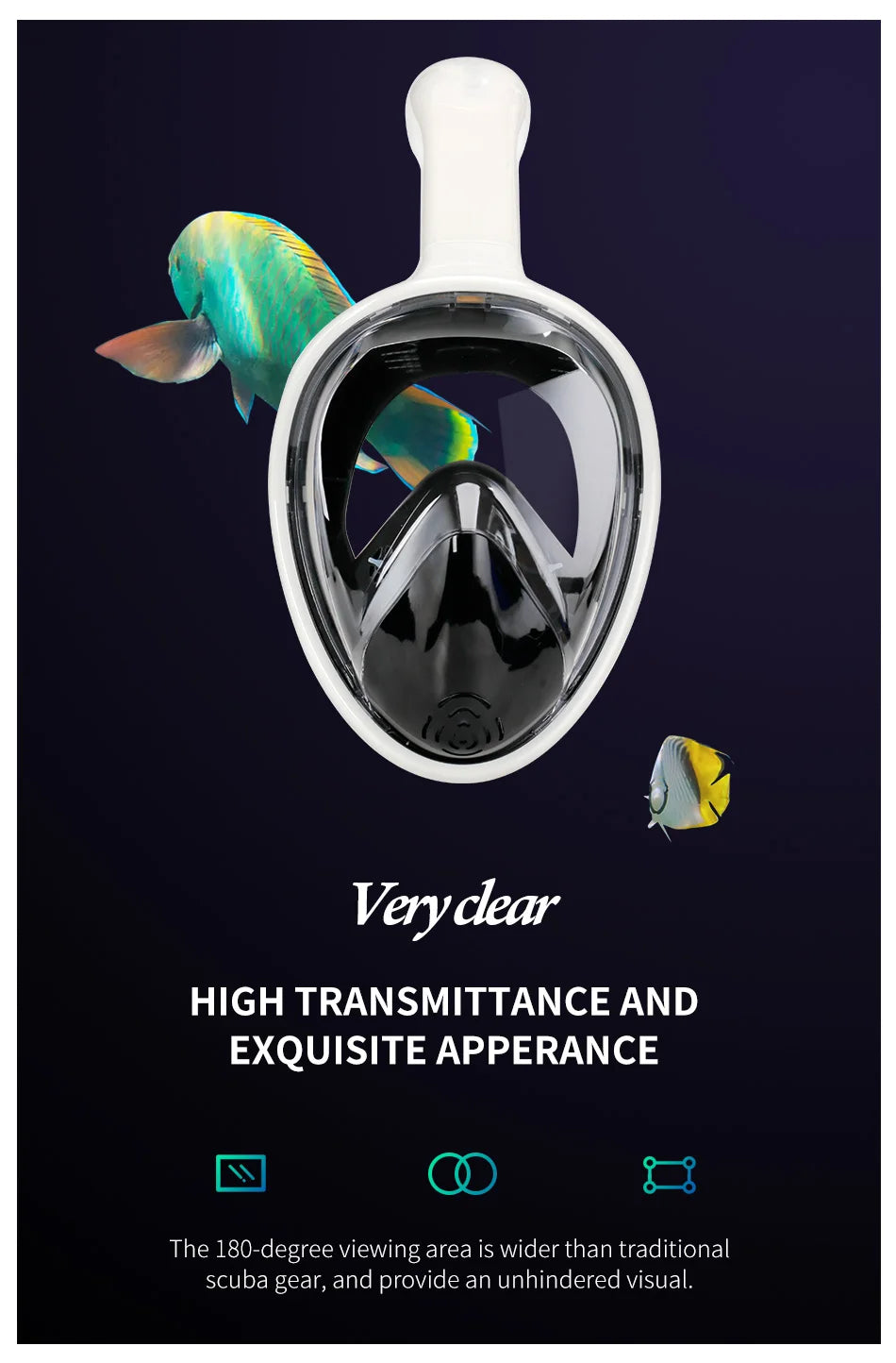 Professional Full Face Snorkeling Mask