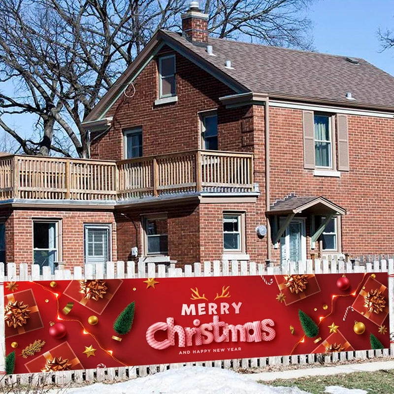 Christmas Outdoor Banner Flag