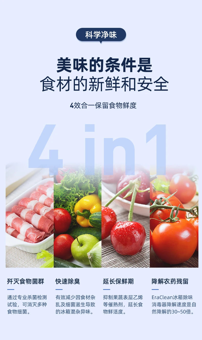 Refrigerator Deodorizing & Sterilizing Ozone Purifier