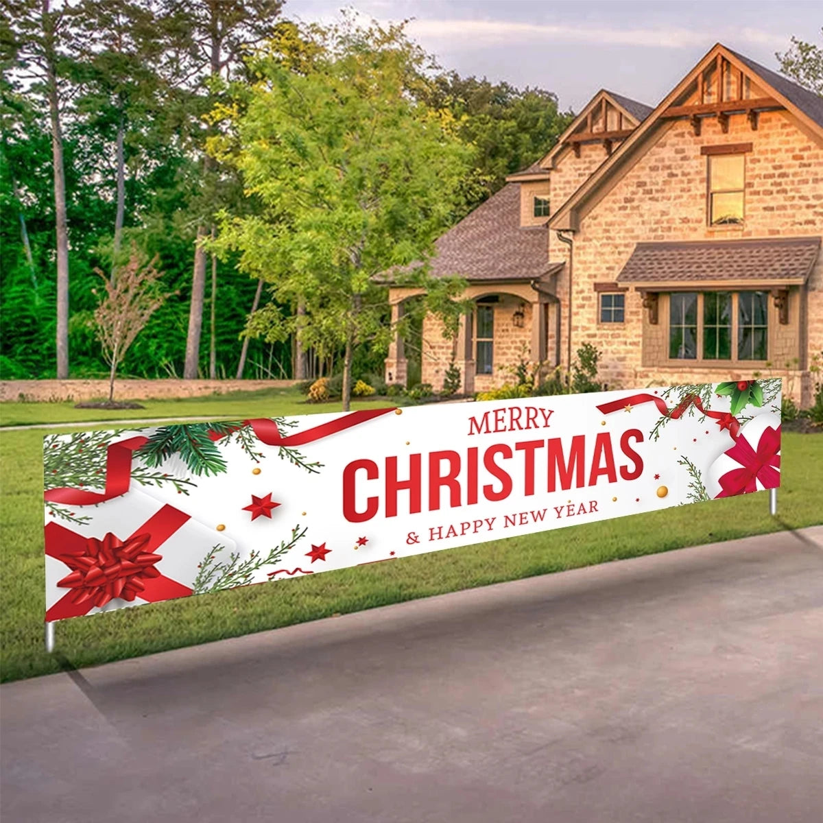 Christmas Outdoor Banner Flag