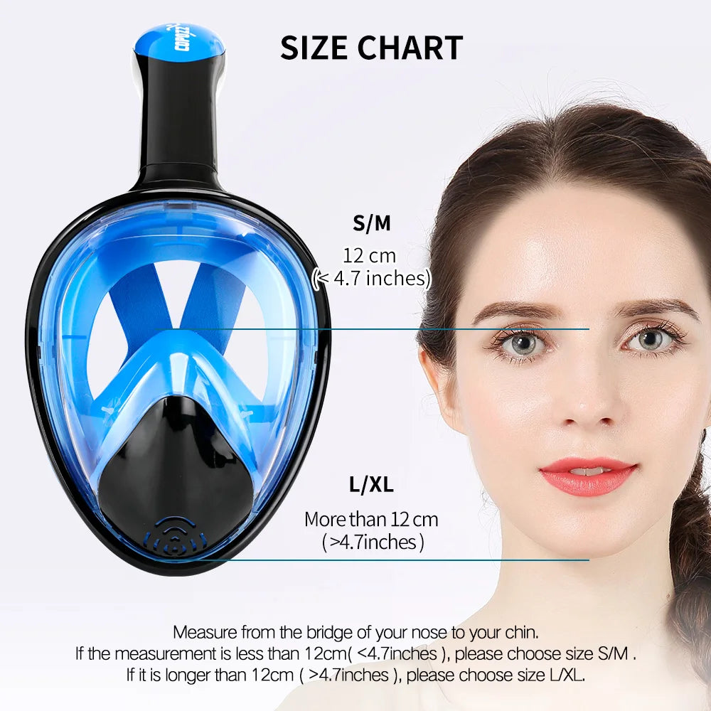 Professional Full Face Snorkeling Mask