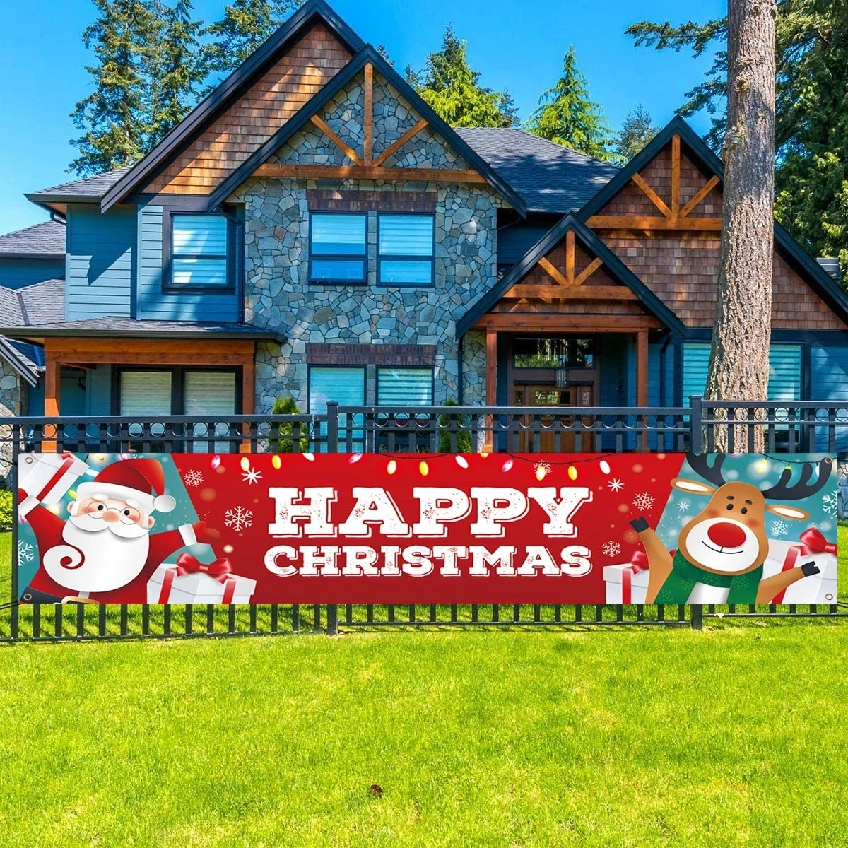 Christmas Outdoor Banner Flag