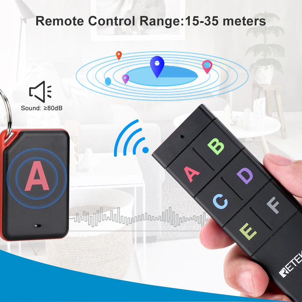 Wireless Key Finder RF Locator for Keys, Pets & Wallets