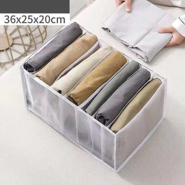 Wardrobe Clothes Organizer - OzgoodsWardrobe Clothes OrganizerOzgoodsOzgoods👍Large (14*9.8*7.9 in):For Skirt Jeans and CoatWhiteWardrobe Clothes Organizer