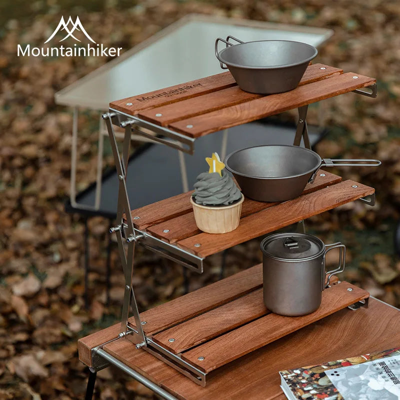 Outdoor Camping Three-Tier Rack
