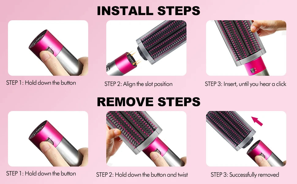 Soft Smoothing Brush Attachment for Dyson Airwrap