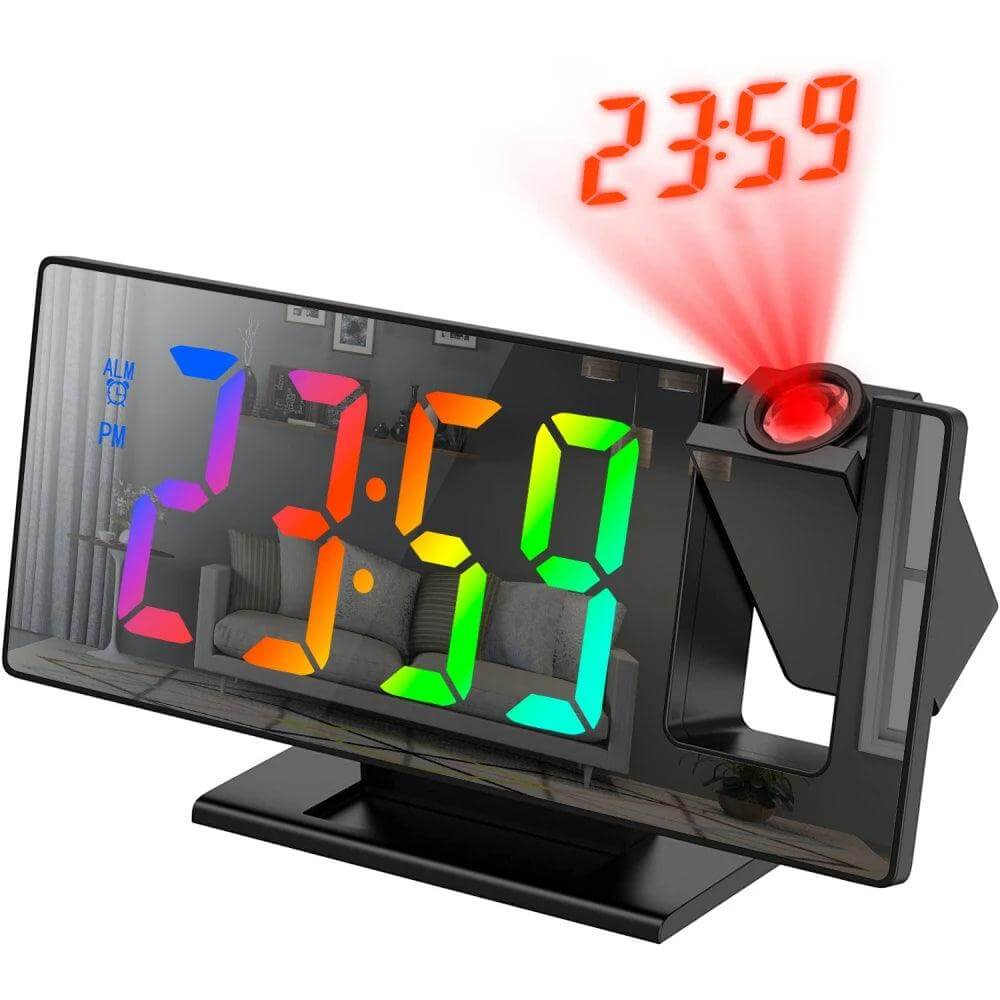 Projection Alarm Clock 180° ⏰ - OzgoodsProjection Alarm Clock 180° ⏰OzgoodsOzgoodsColourful Black Alarm ClockColourful Black Alarm ClockS02e073b28e8f4a78bdd47cece4fa8c8er - Ozgoods