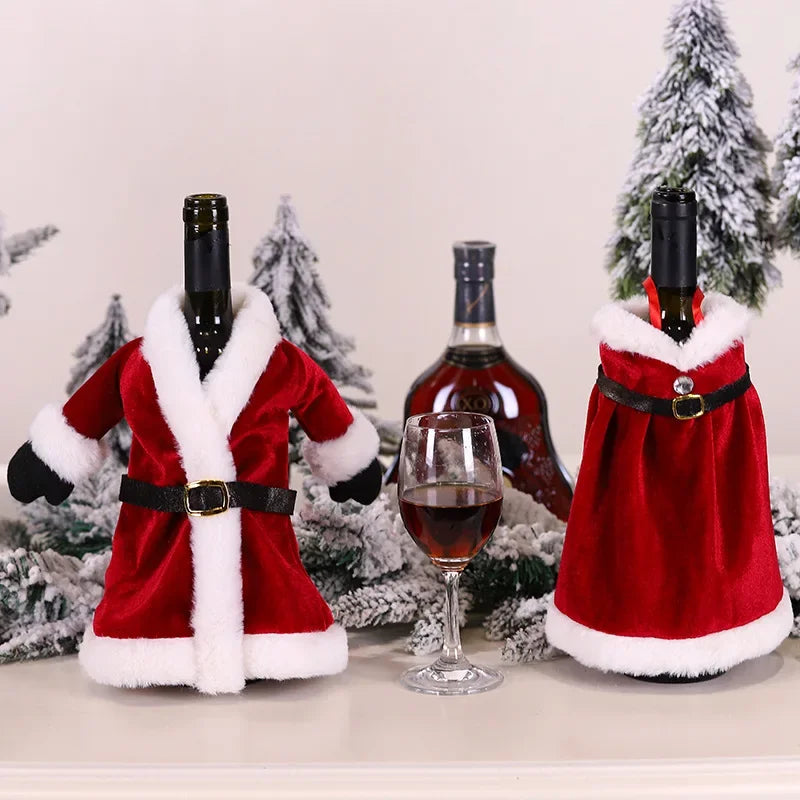 Christmas Wine Bottle Cover