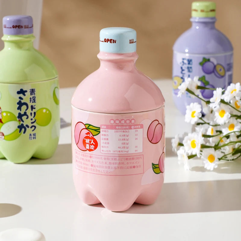 Kawaii Peach Ceramic Mug