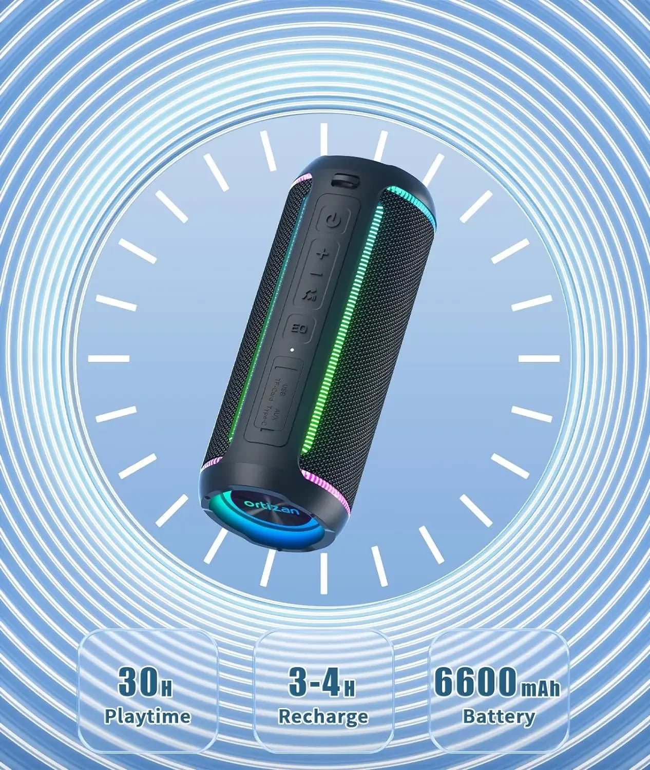 Ortizan X30 Bluetooth Speaker