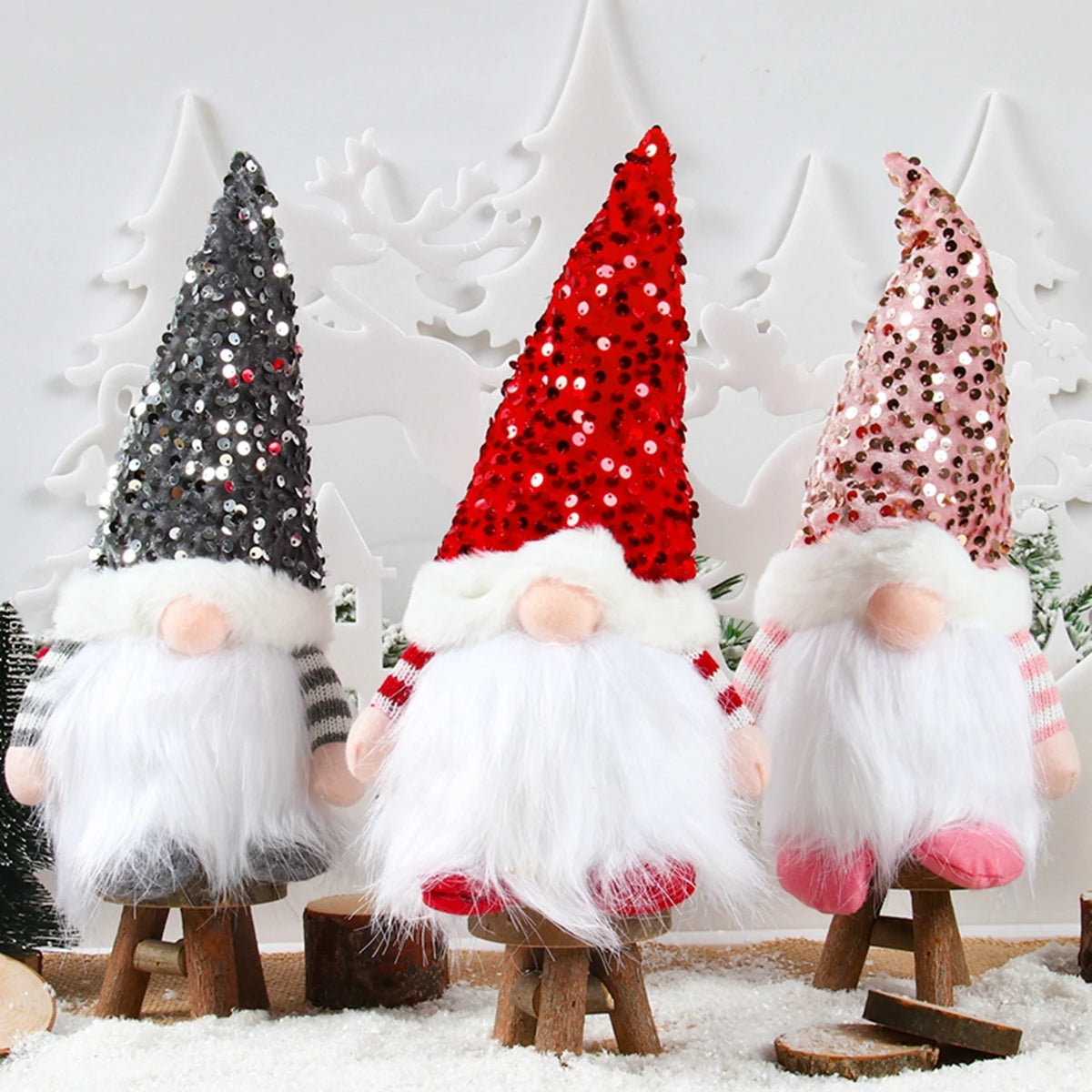 Gnome Christmas Faceless Doll