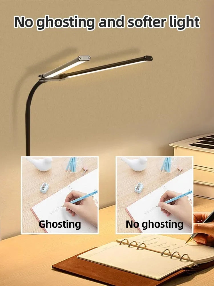 Single & Double Head Monitor  LED Clip Desk Lamp