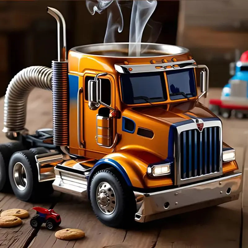 250ML Semi-Trailer Truck Coffee Mug