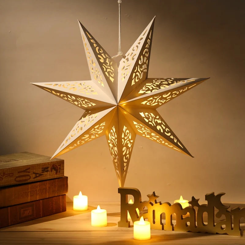 Christmas Hollow Star Hanging Pendant