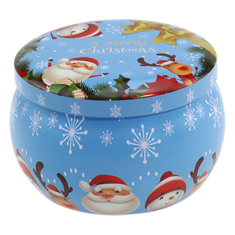 Empty Christmas Aromatherapy Candle Jar