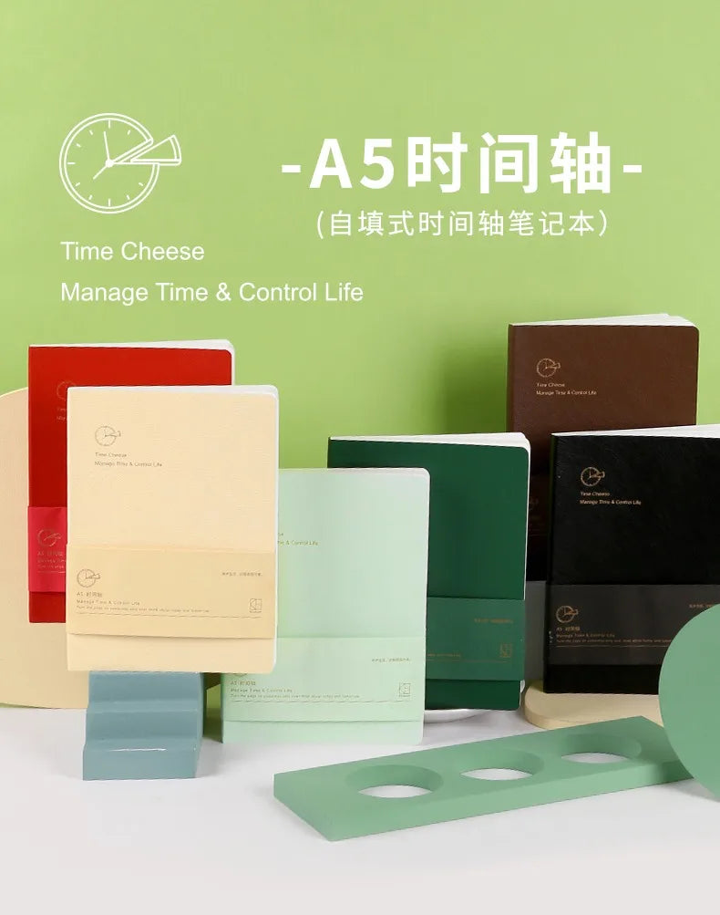 A5 Undated Planner Weekly Calendar Notebook