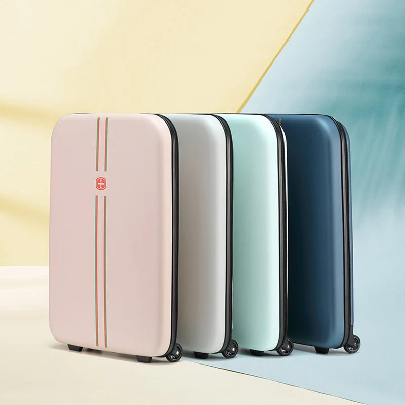 New Folding Trolley Bag Lightweight Luggage Case