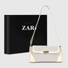 Nichedesign Color Block French Bread Shoulder Bag
