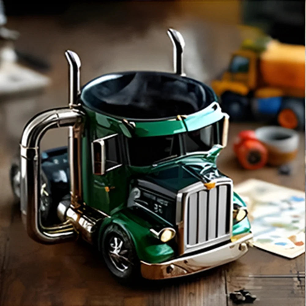 250ML Semi-Trailer Truck Coffee Mug
