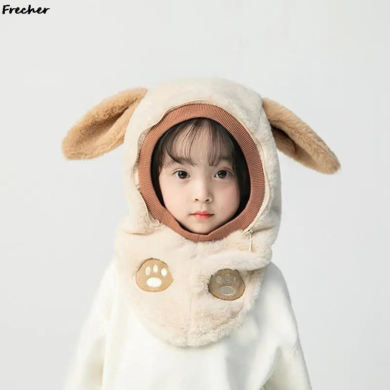 Windproof Face Cover Hat for Children