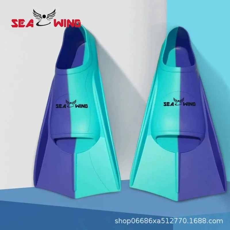 Swimming Training Fins Anti-Slip Wrapped Foot Design for Diving