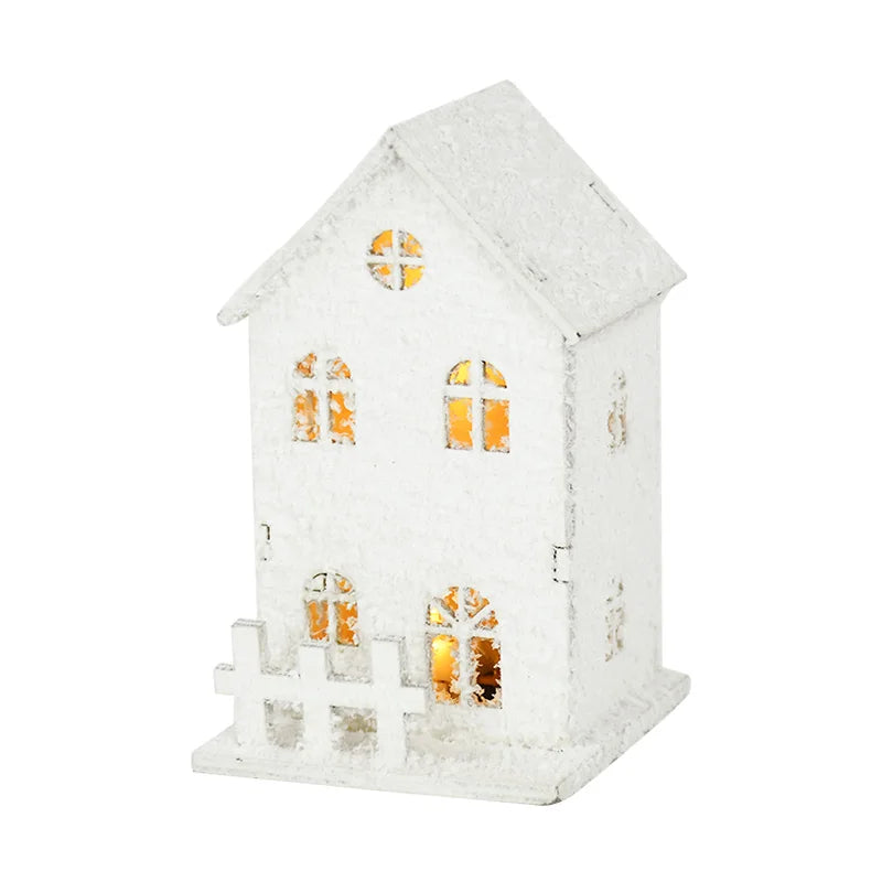 Christmas LED Light Wooden House