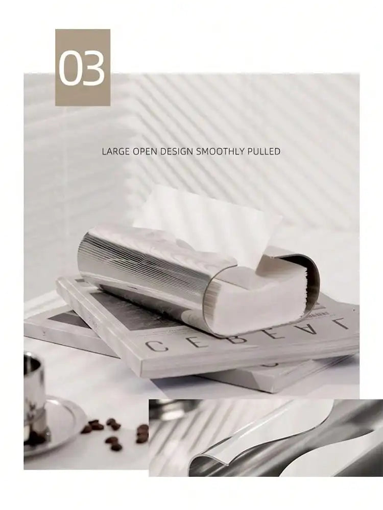 Stainless Tissue Case Napkin Box