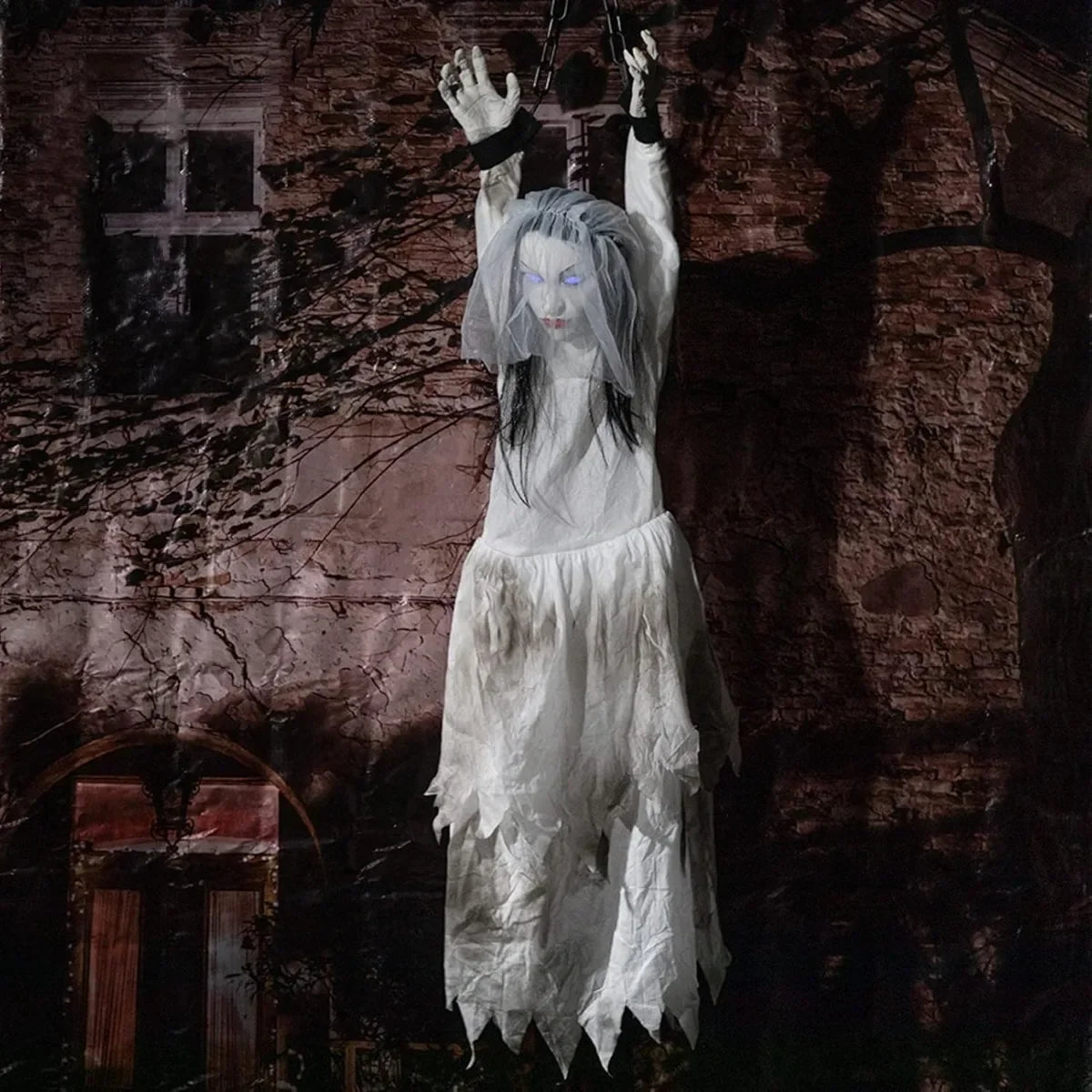 Animated Hanging Bride Ghost